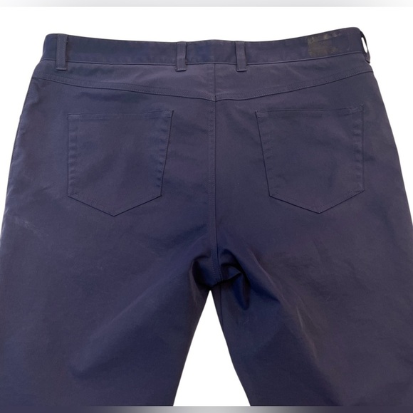 PETER MILLAR Crown EB66 Sport Five-Pocket Men’s Pants, Color Navy, Size 38x32 - Picture 9 of 10
